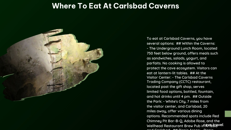 where to eat at carlsbad caverns